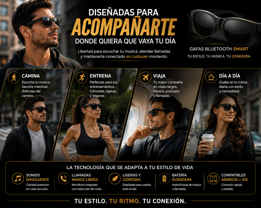 Gafas Bluetooth Smart