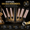 Pinza Rizadora de Cabello 6 en 1