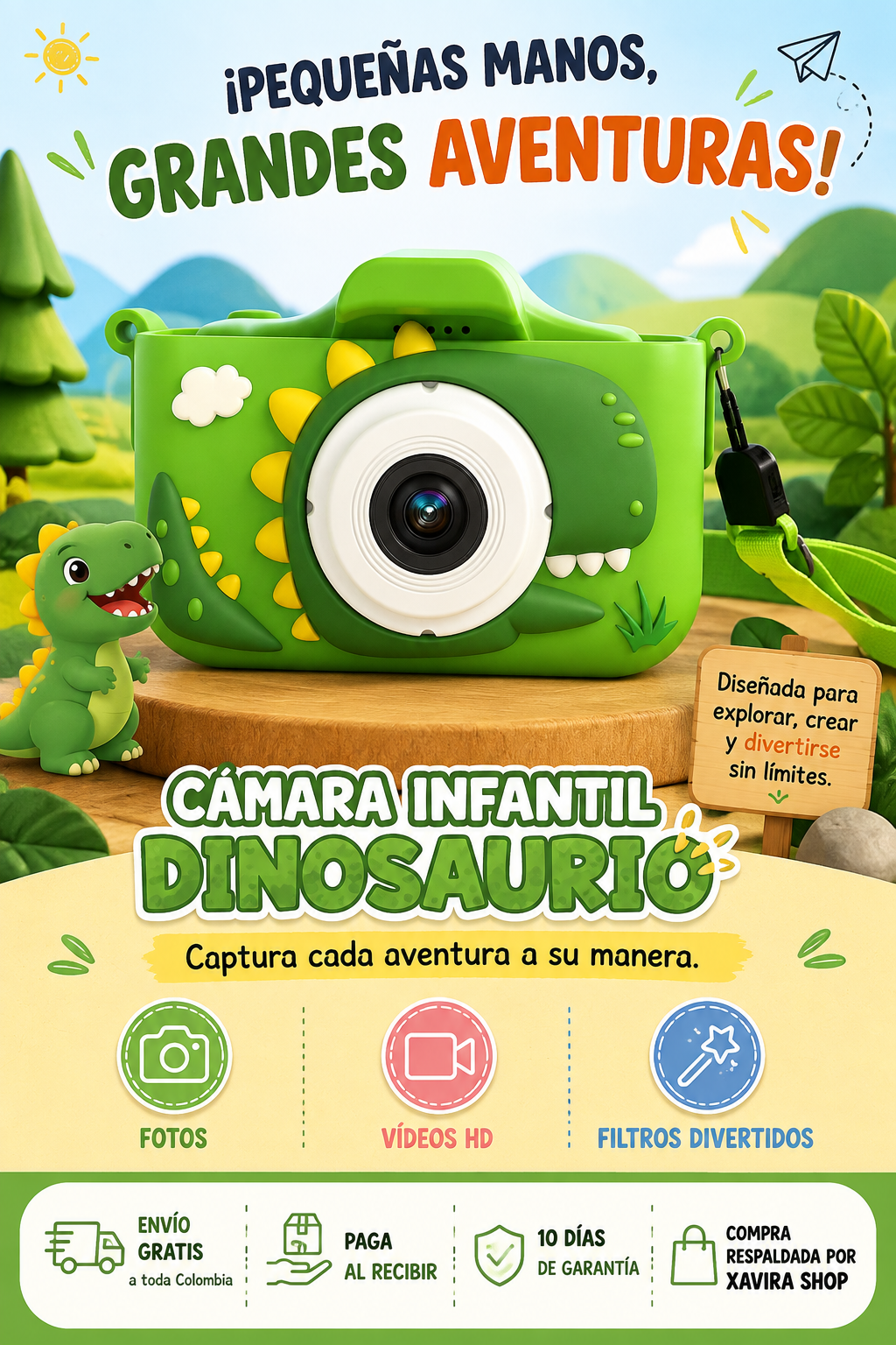 Cámara Infantil Dinosaurio