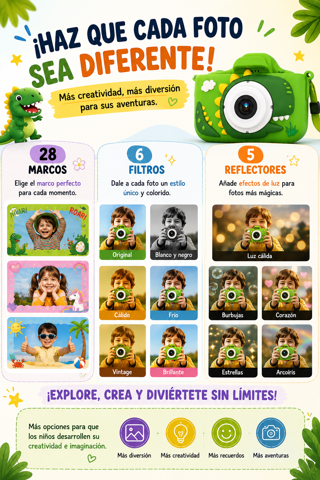 Cámara Infantil Dinosaurio